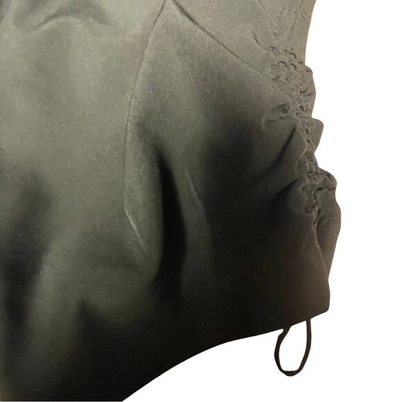 Kyodan skort black athletic ruched sporty casual comfortable adjustable size XL - Picture 3 of 5